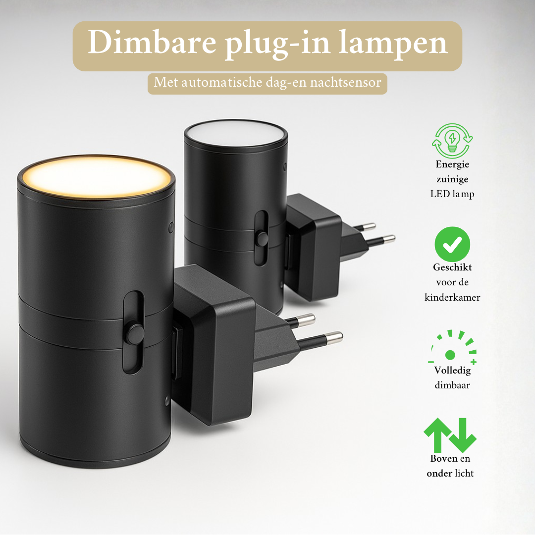 Aurora - Lampka nocna z regulacją jasności | 1+1 Gratis