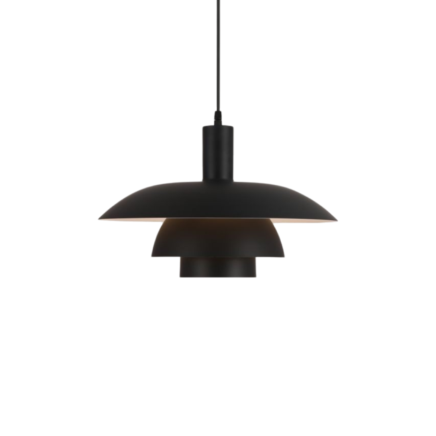 LYSKANT | Danish Design Hanglamp – Scandinavisch Minimalisme – LED – Ø29/39 cm – Mat Metaal