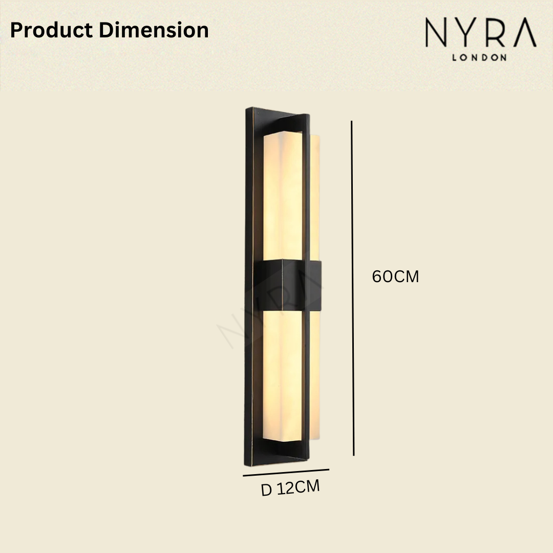 Brighton Lampada da Parete da Esterno in Marmo