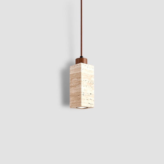 Wisiorek z marmuru Wabi-Sabi