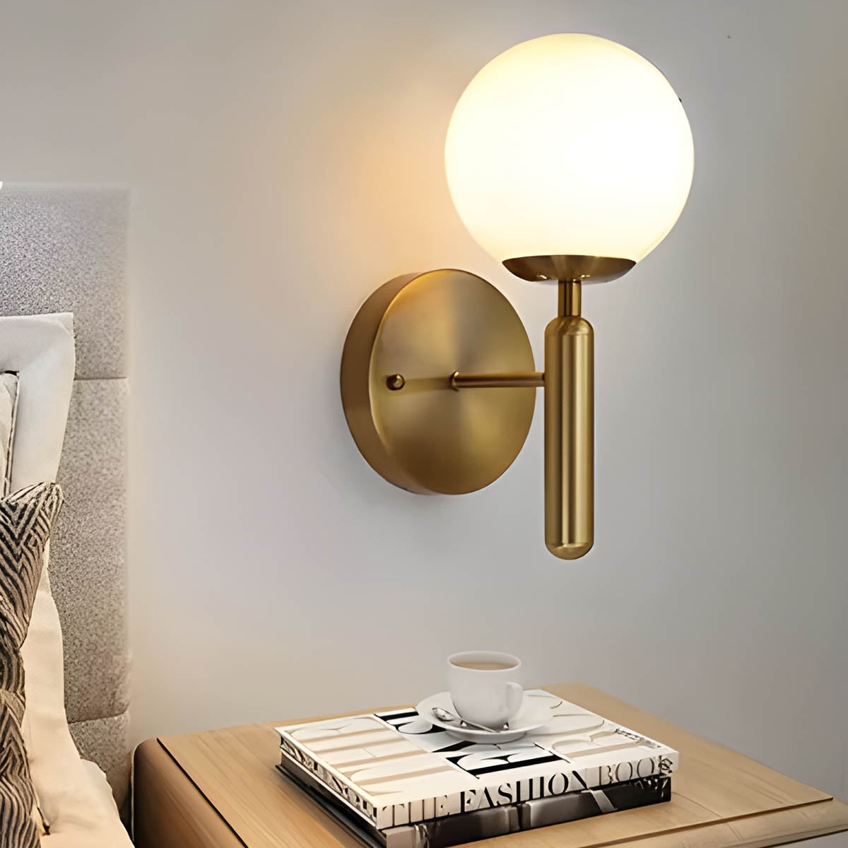 ClaireLum - Lampada da parete in vetro lavorato