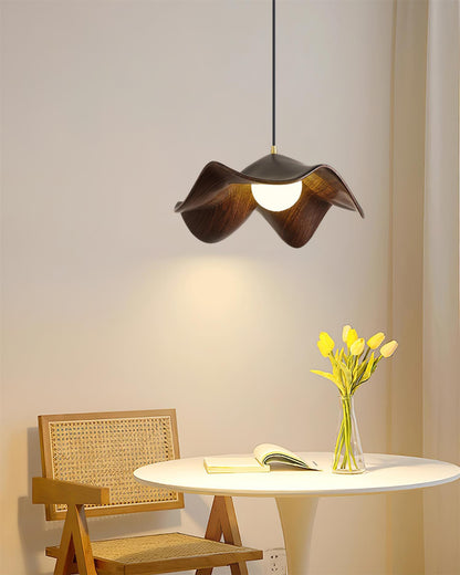 ElementBois - Hanglamp in Hars Lotus Plafondlamp