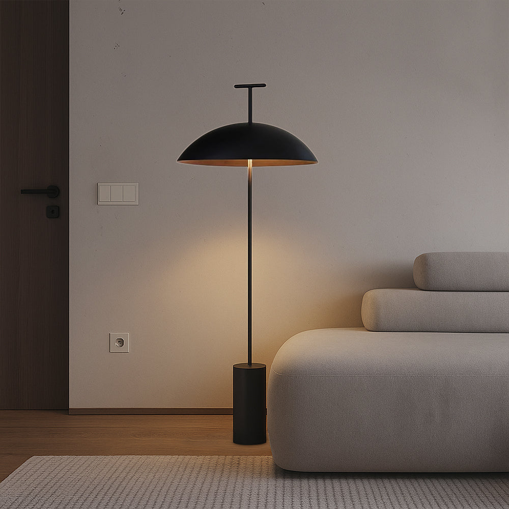 LinoForm | Minimalistische Vloerlamp in Linnen & Metaal