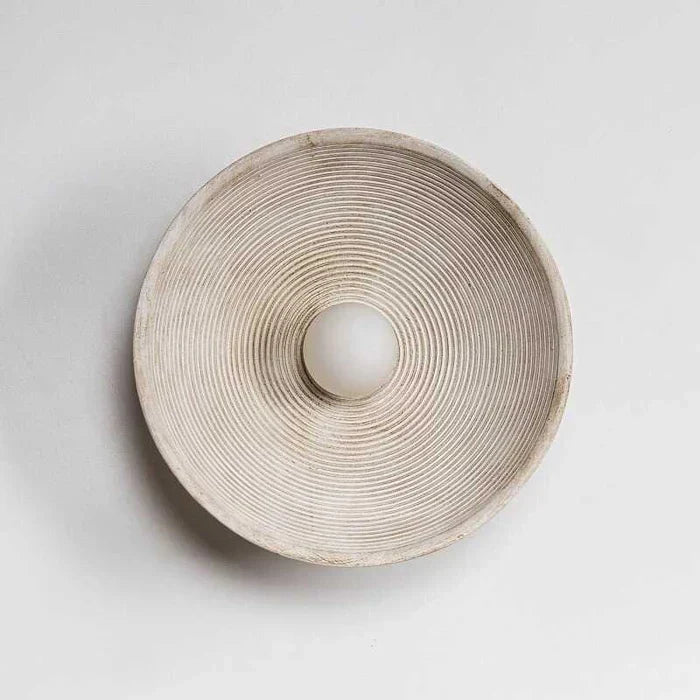 HaruGlow Lampa ścienna – Naturalne drewniane oświetlenie ścienne z ciepłym światłem