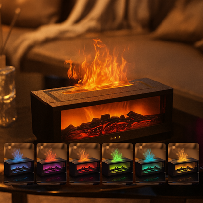 FlameFuse™ | Luksusowy nawilżacz powietrza z efektem płomienia