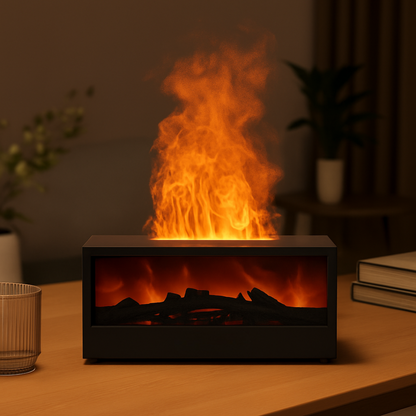 FlameFuse™ | Luksusowy nawilżacz powietrza z efektem płomienia