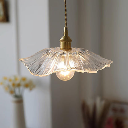 NostalgieLicht - Wisząca lampa szklana w stylu vintage