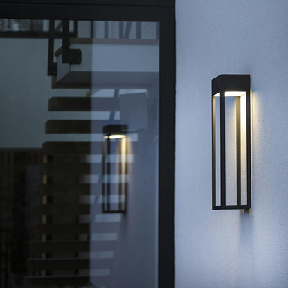 Omira | Portale Moderno Impermeabile con Luce Guidata