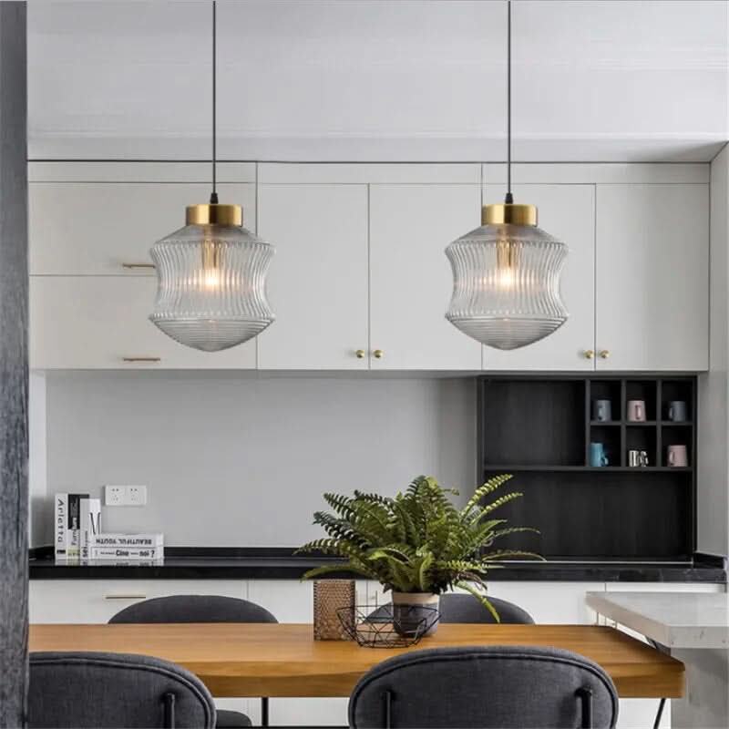 Racowamp - Lampada a sospensione in vetro dal design nordico