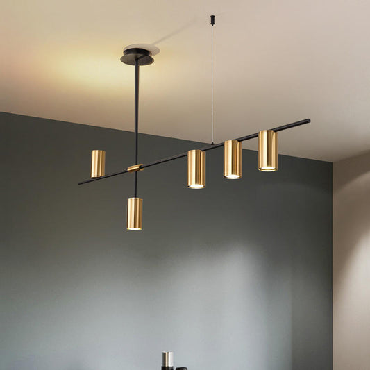 ALVARA Hanglamp – Design Pendelarmatuur met Dubbele Lichtuitstraling & Cilindervormige Spots