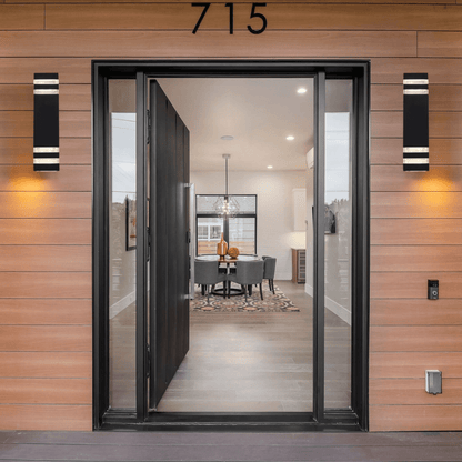 TORCHA | Lampada da parete moderna – Alluminio impermeabile – Design di Johnathen Wooley – Per interno ed esterno