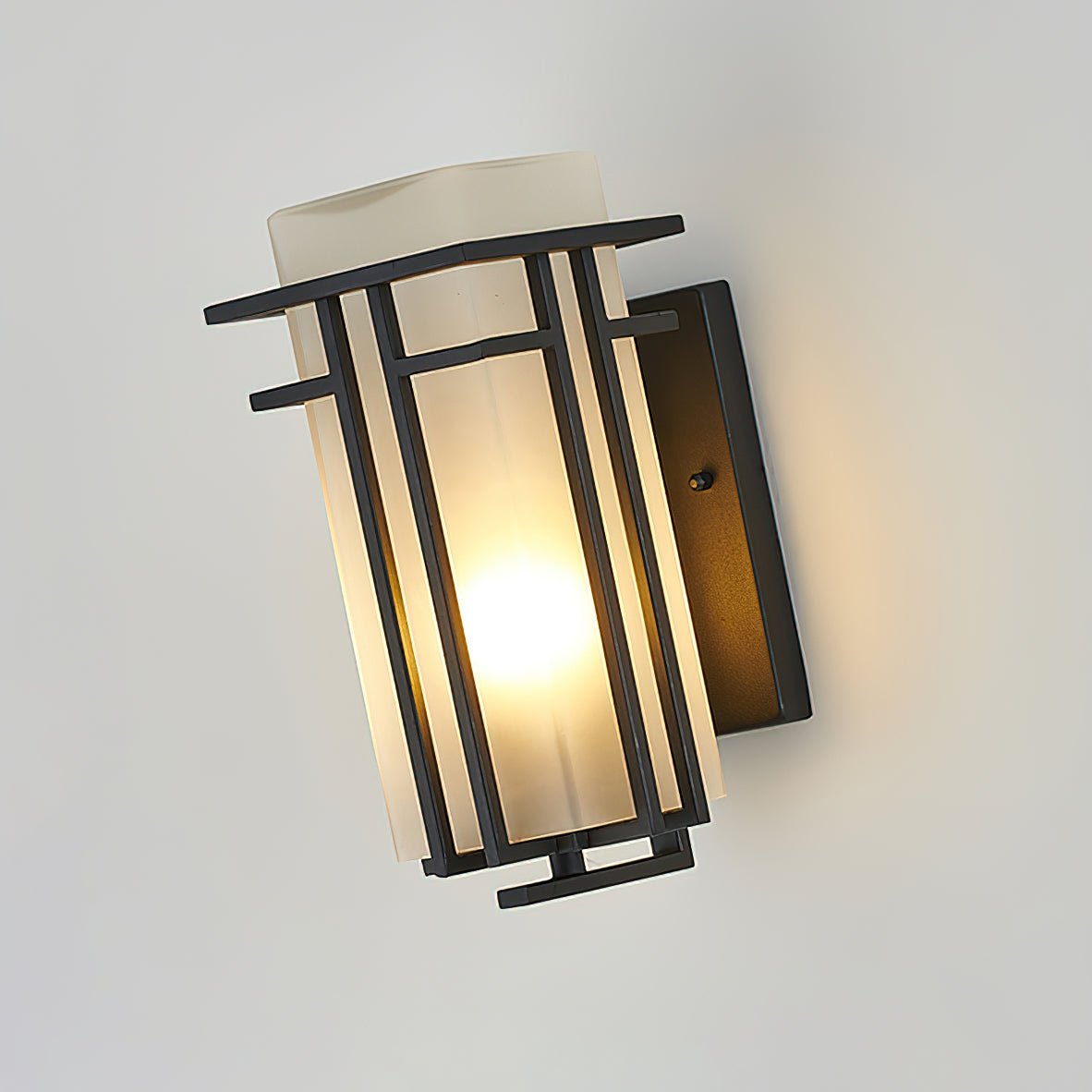 ARVINA Wandlamp Buiten – Retro IJzeren Design met Glas – IP65 – E27 Fitting