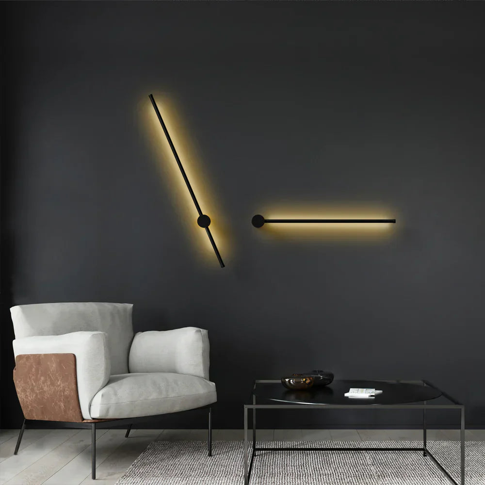 VALENO Dimbare Wandlamp | Met Afstandsbediening & Luxe Aluminium Afwerking