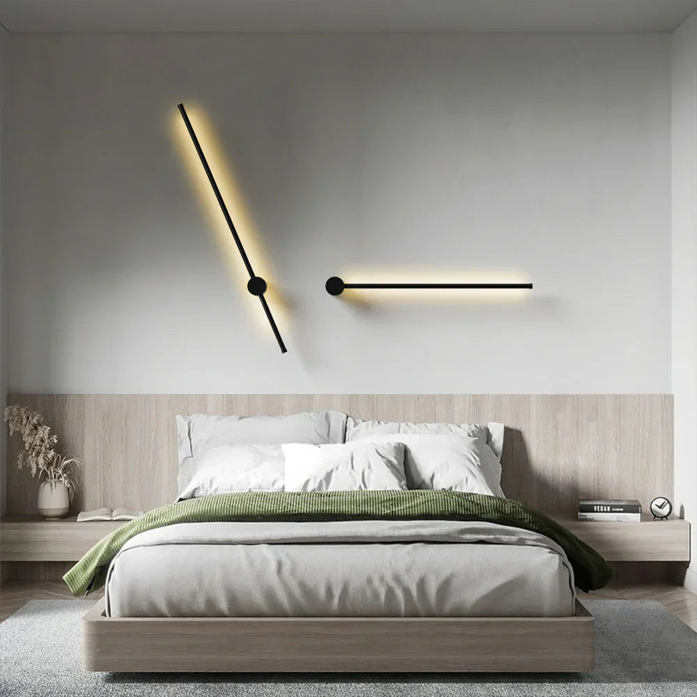 VALENO Dimbare Wandlamp | Met Afstandsbediening & Luxe Aluminium Afwerking