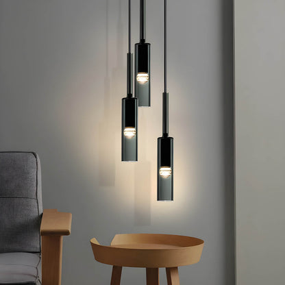 Lampada a sospensione NORDAVI – Lampada cilindrica in vetro con design scandinavo e luce LED calda