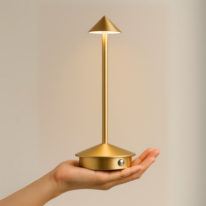 Lumelair | Minimalistische LED Tafellamp - Waterdichte & Dimbare Snoerloze Verlichting