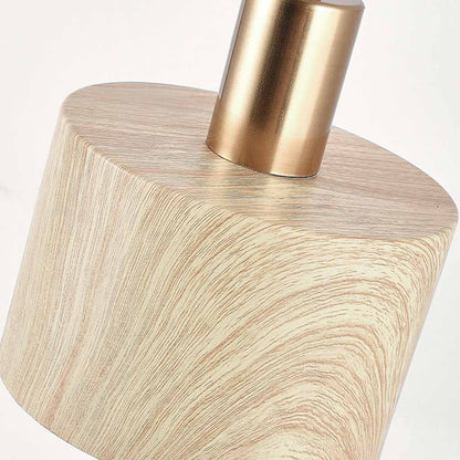 LumiBrass Wandlamp - Minimalistisch Design met Hout, IJzer en Messing