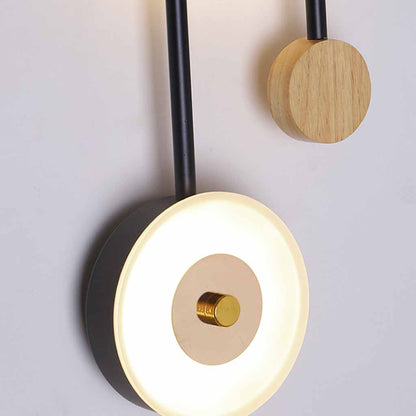 AcriLume Lampada da Parete - Design Moderno Unico con Legno e Acrilico