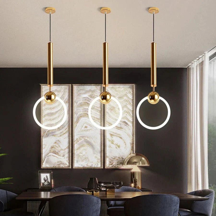 SolsticeRing Hanglamp – Minimalistisch en Stijlvol Lichtpunt