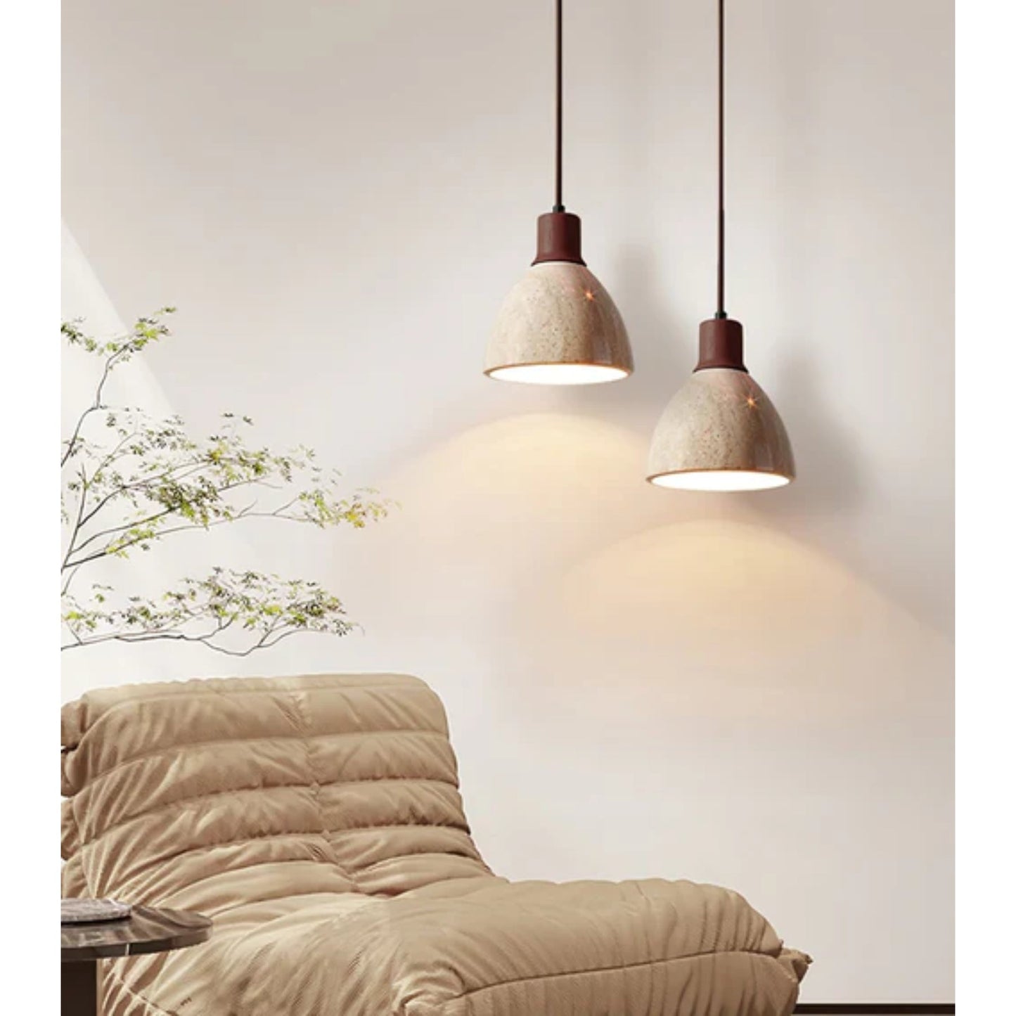 Calvani Natuursteen Hanglamp