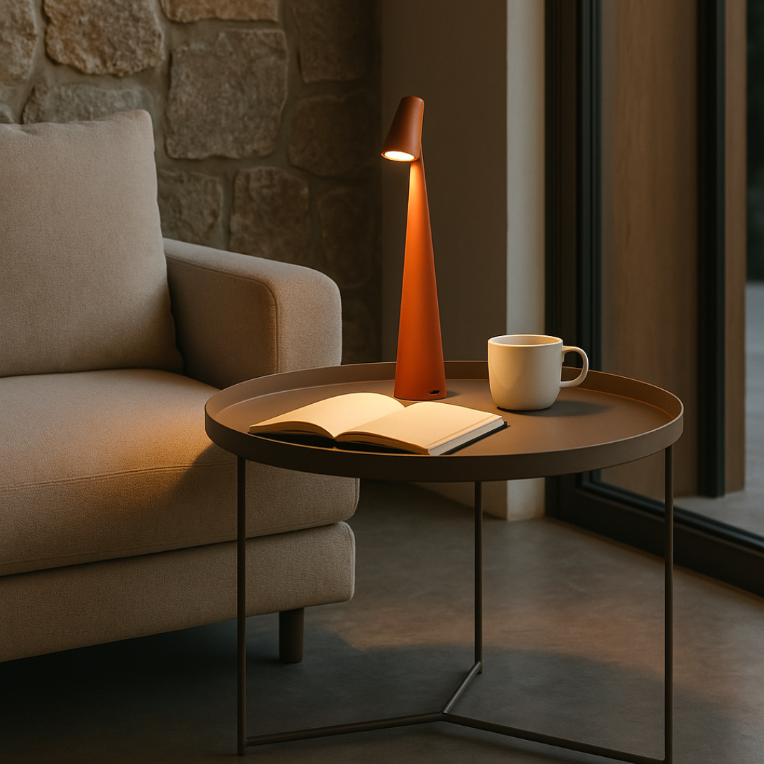 Nordic minimalistic design sfeerlamp | Draadloos | LED | Leeslamp | Dinnerlamp