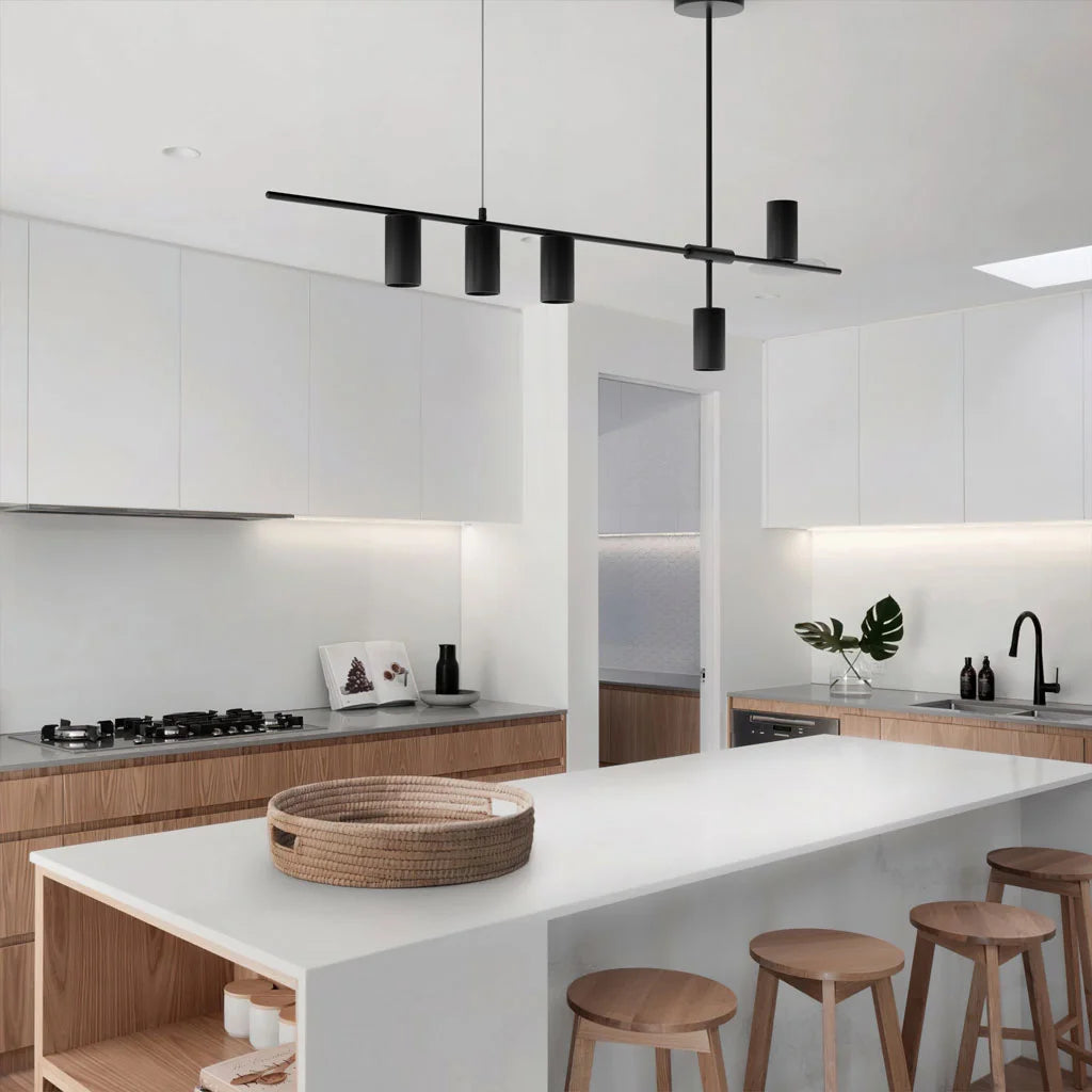 ALVARA Hanglamp – Design Pendelarmatuur met Dubbele Lichtuitstraling & Cilindervormige Spots