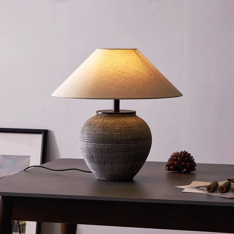 TerraLuma | Lampada da tavolo in ceramica – Luce calda