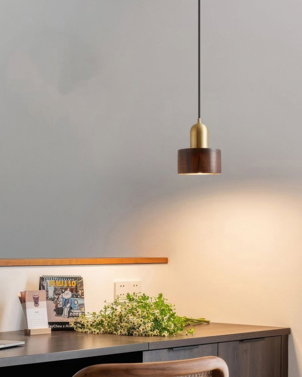 KyotoGlow Hanglamp – Moderne Japanse Cilinder Plafondlamp