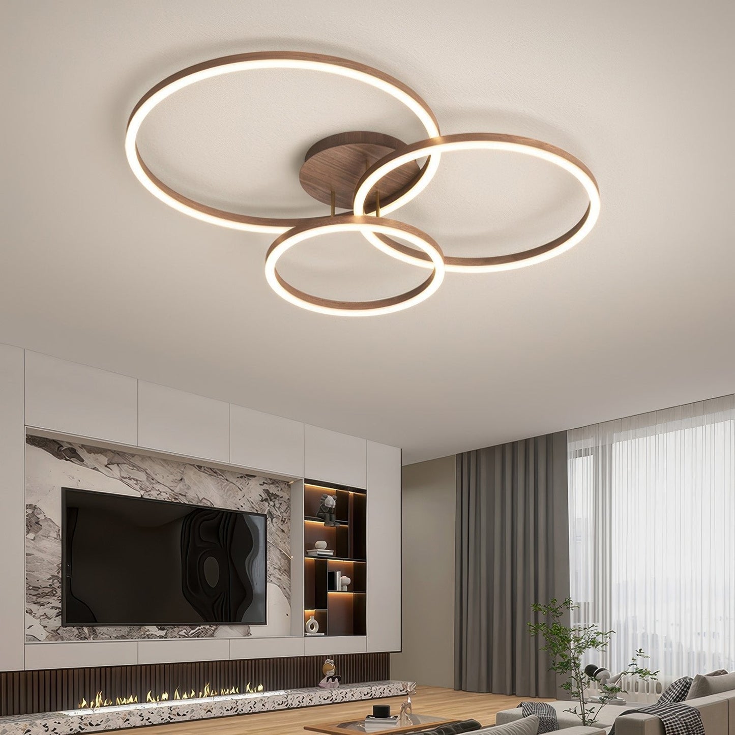 RingLuma - Lampada da soffitto moderna