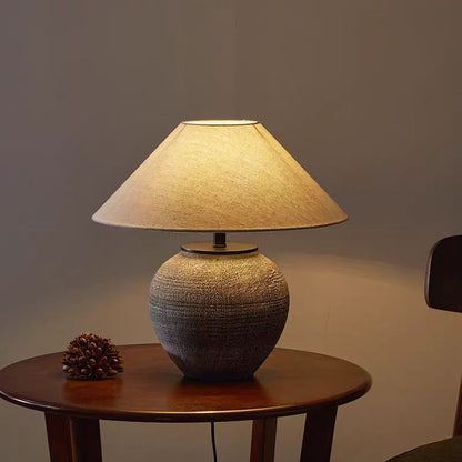 TerraLuma | Lampada da tavolo in ceramica – Luce calda