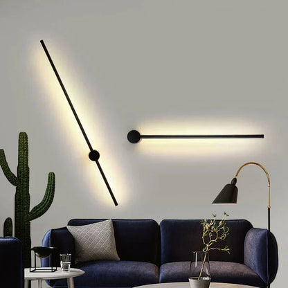 VALENO Dimbare Wandlamp | Met Afstandsbediening & Luxe Aluminium Afwerking