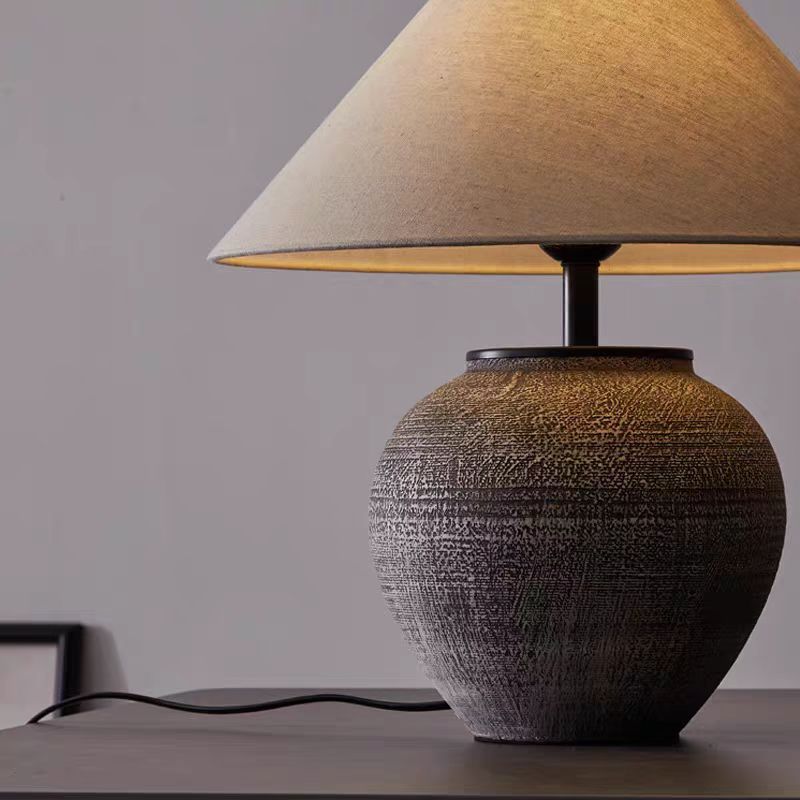 TerraLuma | Lampada da tavolo in ceramica – Luce calda