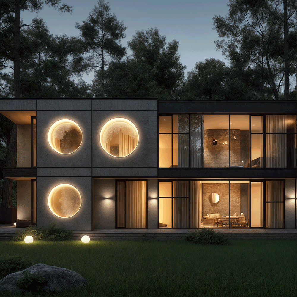 NYRA Eclipse Lampa ścienna zewnętrzna