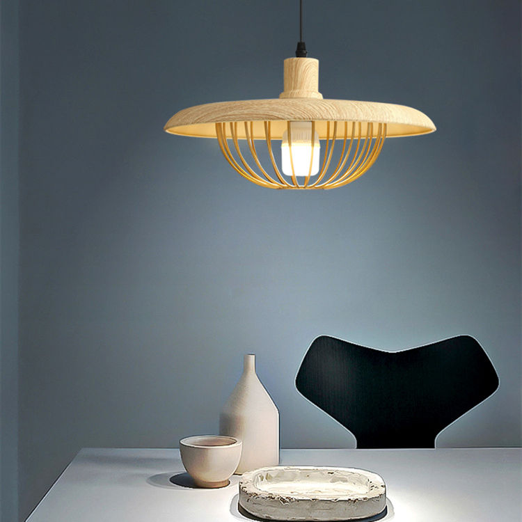 NordicNimbus | Lampy wiszące z imitacją drewna