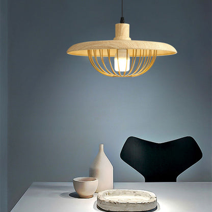 NordicNimbus | Lampy wiszące z imitacją drewna