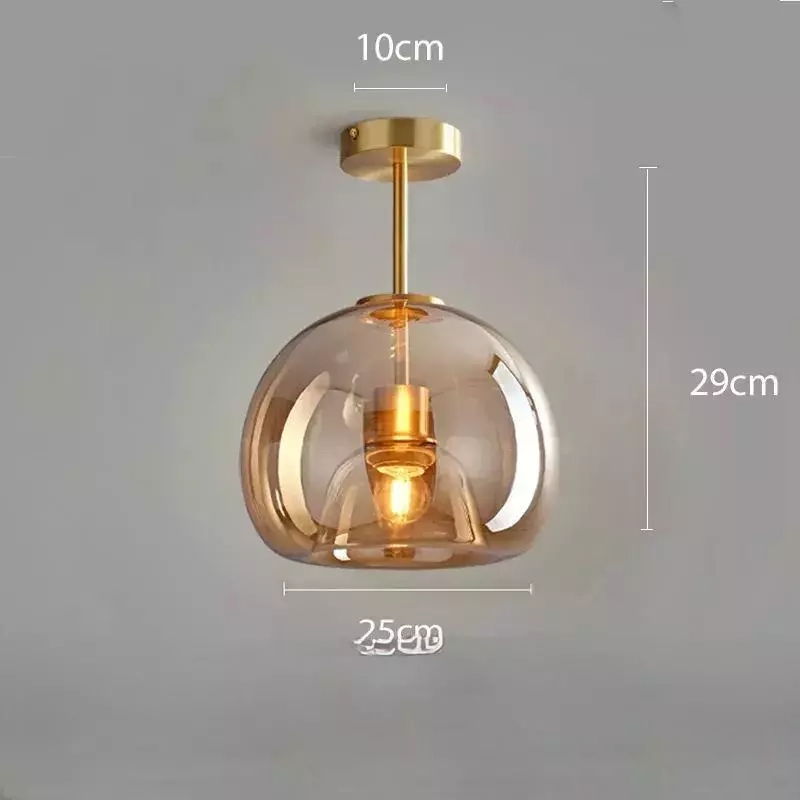 Owalna lampa sufitowa