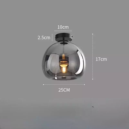 Owalna lampa sufitowa