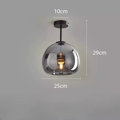 Owalna lampa sufitowa