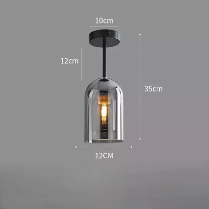 Owalna lampa sufitowa