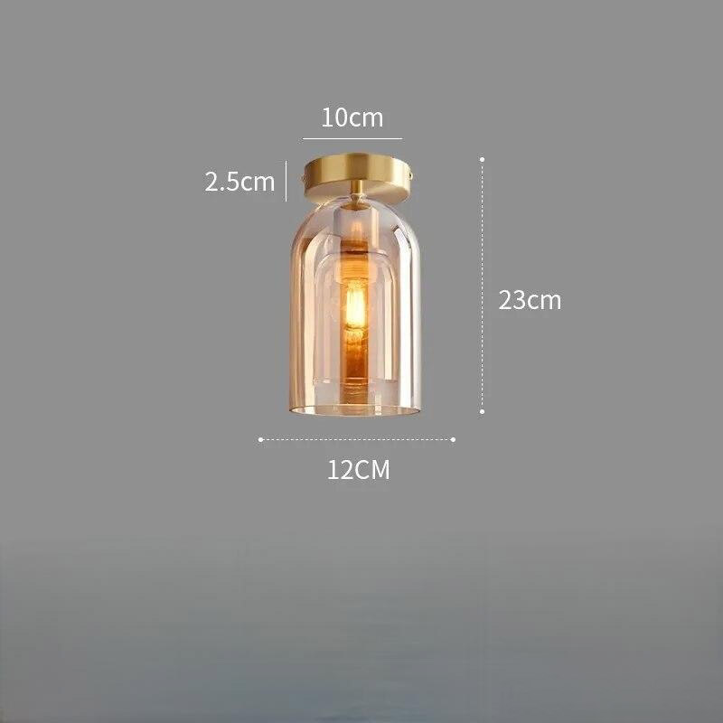 Owalna lampa sufitowa