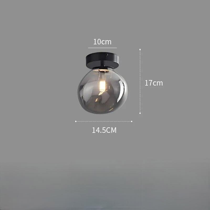 Owalna lampa sufitowa