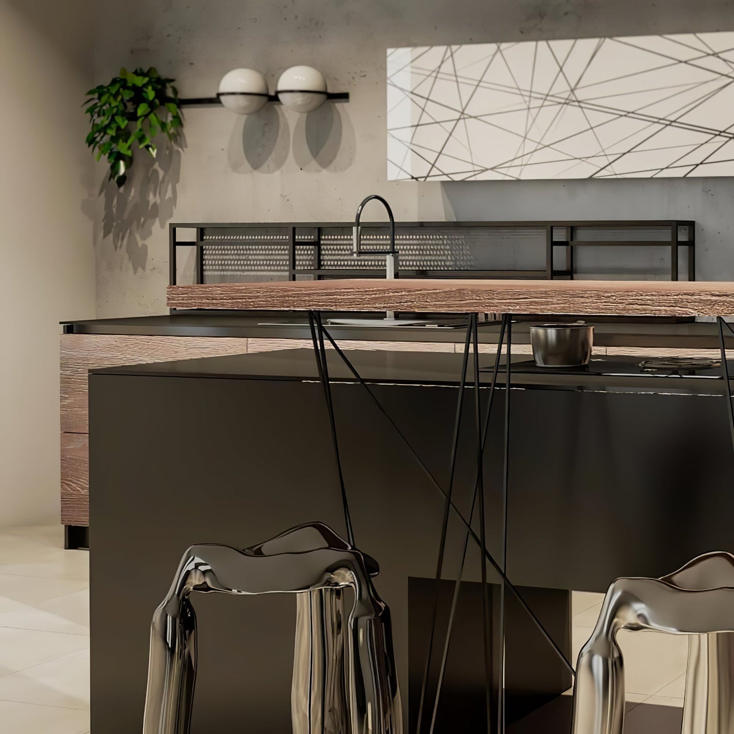 Solstice Lampada da Parete Esterna