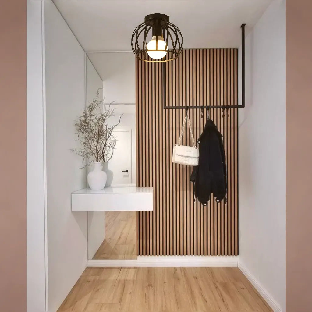 Aurub | Industriële plafondlamp zwart