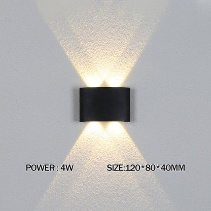 Rayzaar | Minimalistische LED Wandlamp met Op- & Neerlicht | IP65 Waterdicht voor Binnen & Buiten