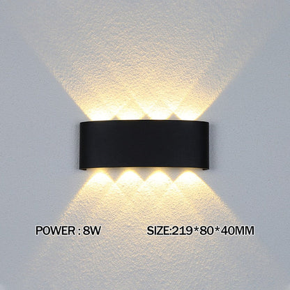 Rayzaar | Minimalistische LED Wandlamp met Op- & Neerlicht | IP65 Waterdicht voor Binnen & Buiten