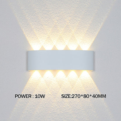 Rayzaar | Minimalistische LED Wandlamp met Op- & Neerlicht | IP65 Waterdicht voor Binnen & Buiten