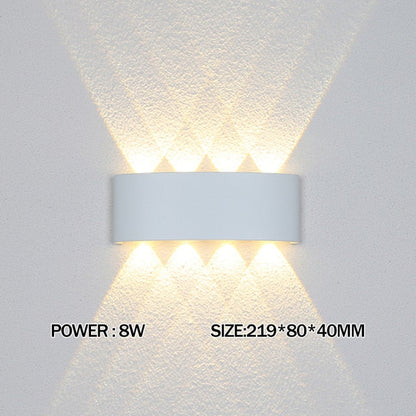 Rayzaar | Minimalistische LED Wandlamp met Op- & Neerlicht | IP65 Waterdicht voor Binnen & Buiten