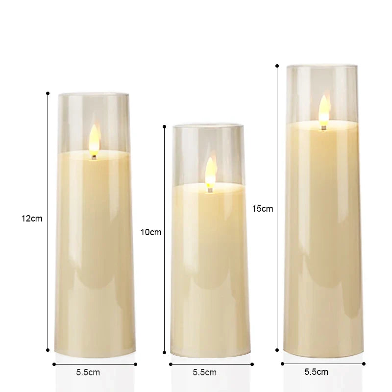 Candleset Lux - Zestaw migoczących świec LED do dekoracji
