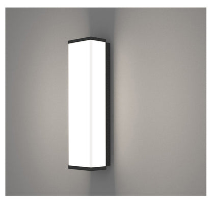 Zyphora | Luxe LED Buitenlamp in Zwart Roestvrij Staal – Met Bewegingssensor – Modern & Weerbestendig