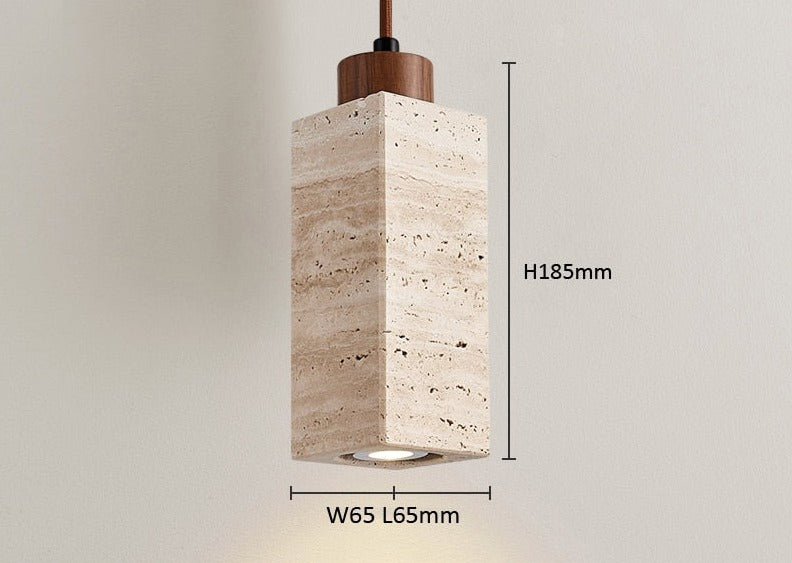 Wabi-Sabi ciondolo in marmo